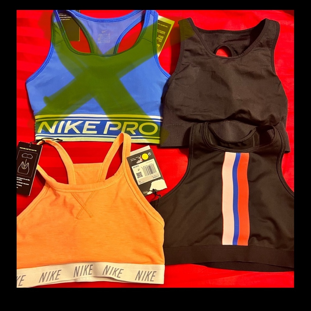 Nike sports bras XS & S